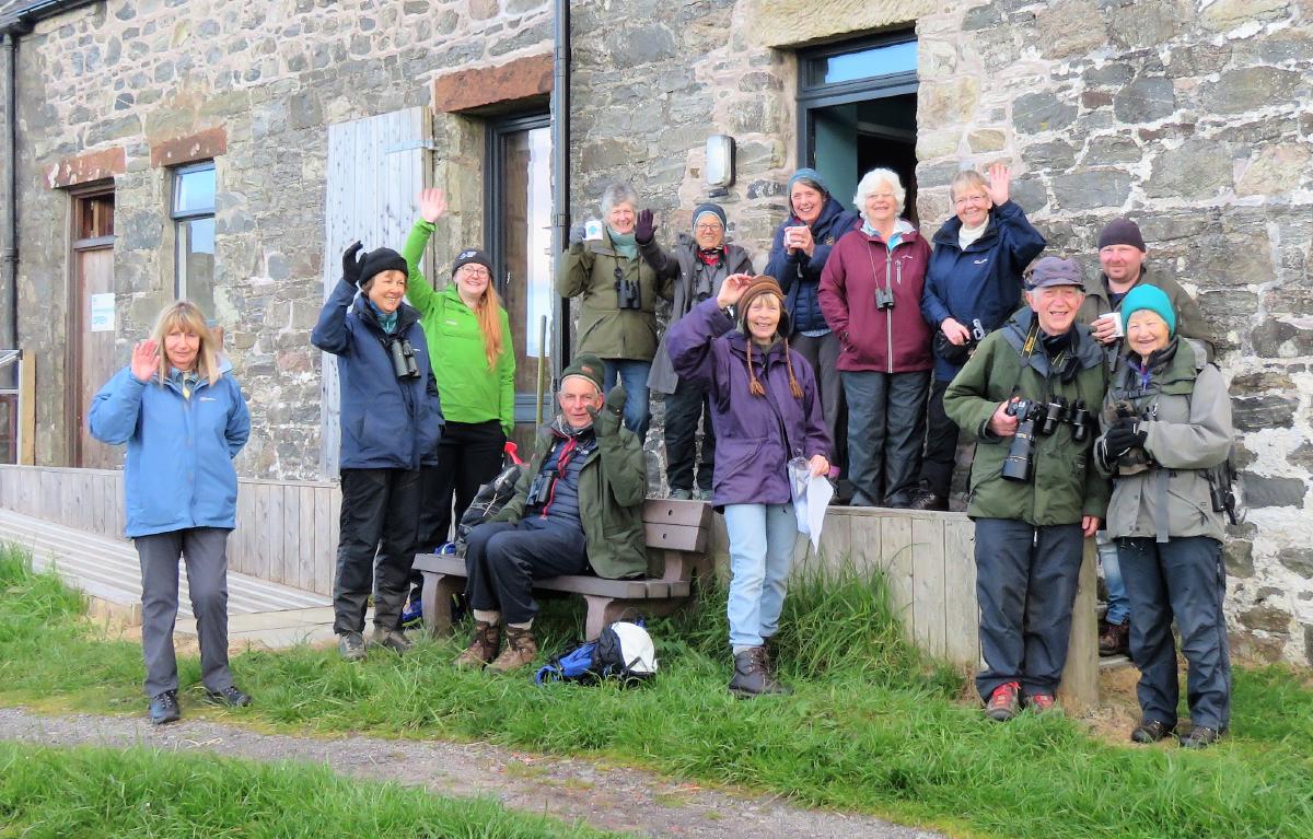 _An intrepid bunch enjoy the dawn chorus May 2019_